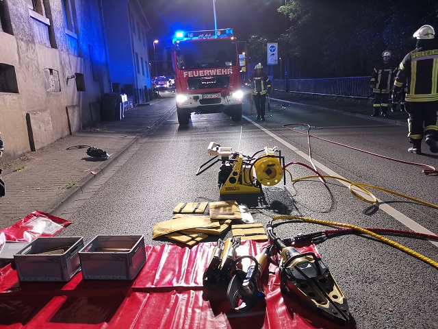Verkehrsunfall  mit Eingeklemmten Personen 