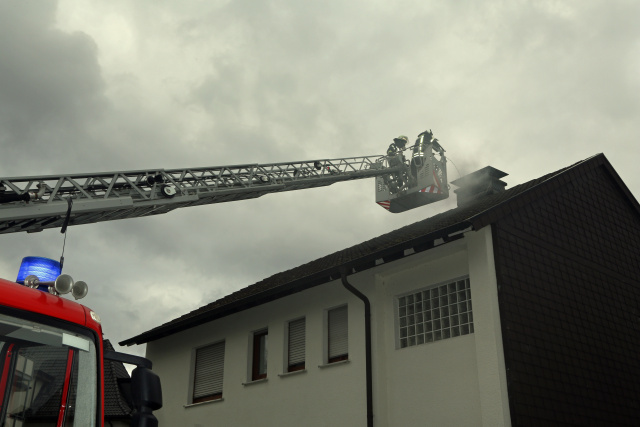 brennt Ruß im Schornstein