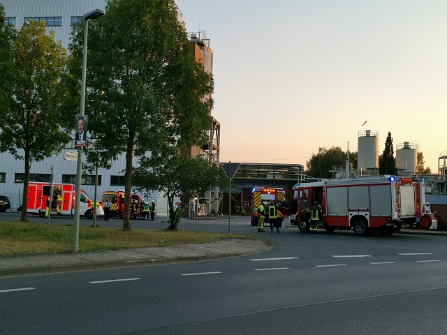 Brandeinsatz Industriebetrieb!