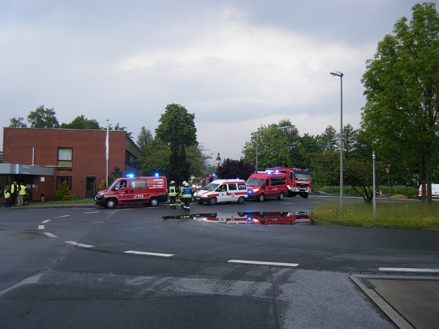 Feuerwehrjahresübung bei Perstorp