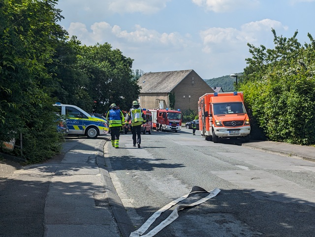 Großalarm auf dem Kreuzkirchweg