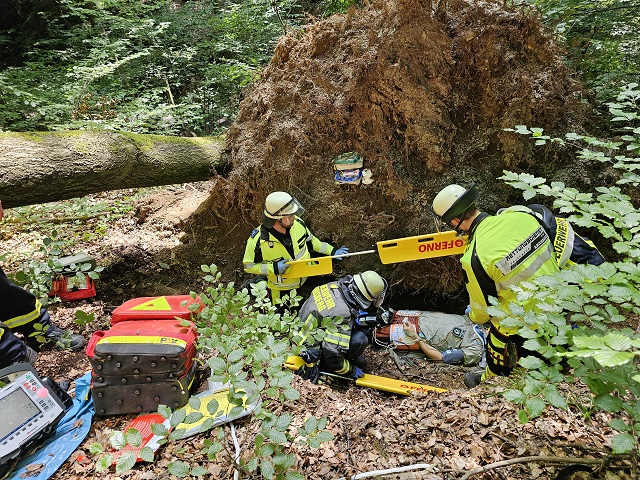 Zusammenarbeit bei Unfällen im Wald intensiviert