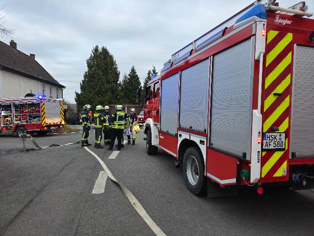 Intensive Jahresübung: Brand in altem Drogerie-Gebäude