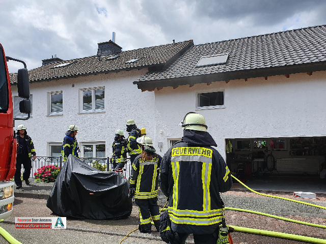 Auslösen eines Heimrauchmelders!